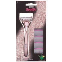 Wilkinson Sword Quattro for Women Rose Gold + 1 ks hlavice