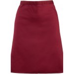 Premier Zástěra Colours PR 151 do pasu krátká COT39015137099-burgundy – Hledejceny.cz