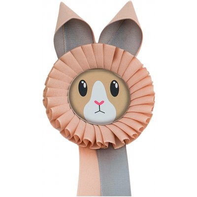 Kokarda jednořadá ZAJÍČEK průměr 11 cm – Zbozi.Blesk.cz