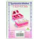 Teddies Dětská šperkovnice PRINCESS se zrcadlem