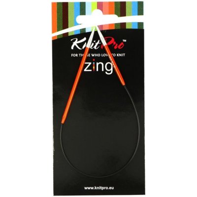 Asymetrické jehlice KnitPro Zing 2,75 mm 25 cm – Zboží Dáma