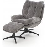 Halmar Pesto s podnožkou šedé – Zboží Mobilmania