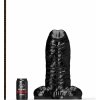 Dilda All Black Steroid ABS11 The Personal Trainer dvojité dildo 37 x 10,5 - 14,6 cm