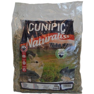 Cunipic Naturaliss Wild Hay Seno 40 bylin 0,5 kg – Zboží Mobilmania