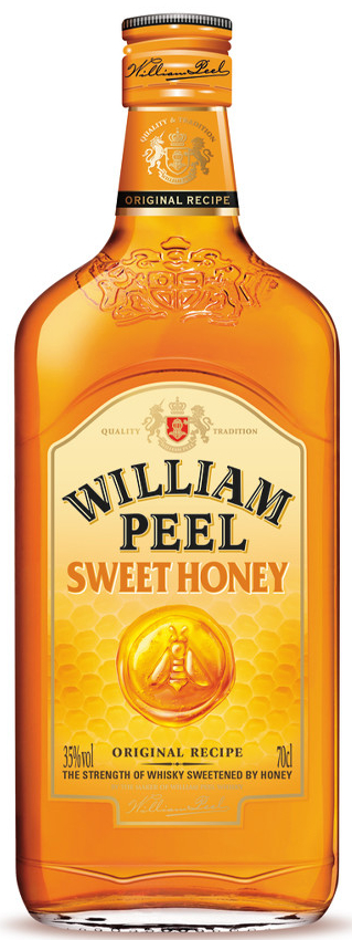 William Peel Honey 35% 0,7 l (holá láhev)