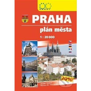 Praha plán města 1:20 000 2019