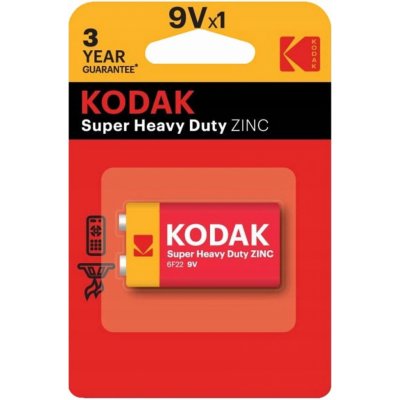 KODAK 9V Zinc Chloride 1ks – Zboží Mobilmania