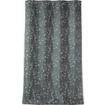 Douceur d'intérieur Grafitový závěs SAKURA s kroužky, rostlinný vzor, 140 x 280 cm – Hledejceny.cz