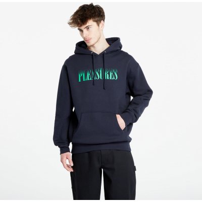 PLEASURES Crumble Hoodie Navy