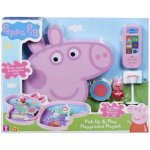 TM Toys Peppa Pig Pick up & play hrací set se zvuky na hřišti – Zboží Mobilmania
