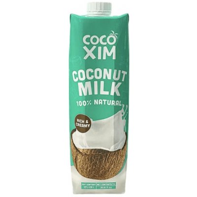 Cocoxim Kokosové mléko bez konzervantů 1 l – Hledejceny.cz
