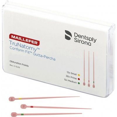 Dentsply Sirona TruNatomy Guttaperčové Čepy Sortiment 60 ks – Hledejceny.cz