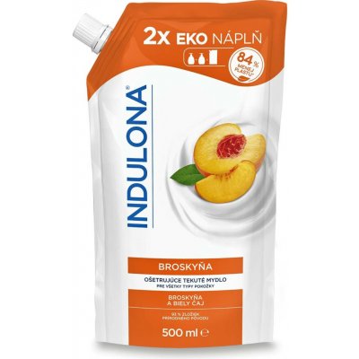 Indulona tekuté mýdlo Broskev náhradní náplň 500 ml – Sleviste.cz
