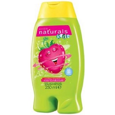 Avon Naturals Kids jemný sprchový gel a pěna do koupele 2v1 s jahodou 250 ml – Zbozi.Blesk.cz