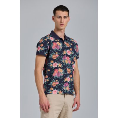 Gant D2. DAHLIA PRINT PIQUE SS RUGGER modrá – Hledejceny.cz