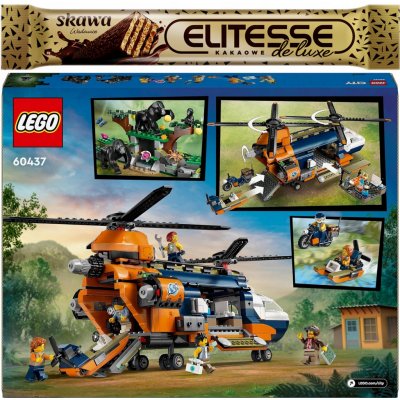 LEGO® City 60437 Helikoptéra na průzkum džungle v základním táboře – Zboží Živě