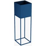 YLD Stojan na květiny kovový 20 x 20 x 67 cm modrá – Hledejceny.cz