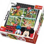 Trefl 4v1 Mickey Mouse a přátelé v parku 35,48,54,70 dílků – Sleviste.cz