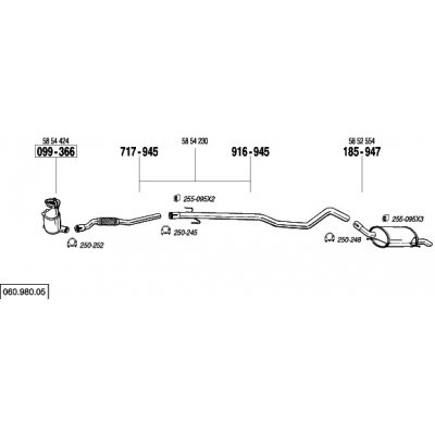 Bosal BS 916-945 – Zboží Mobilmania