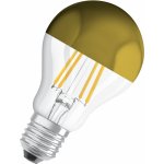 Osram LED žárovka CLA37 zrcadlová 4 W E27 2700 K teple bílá zlatá – Zbozi.Blesk.cz