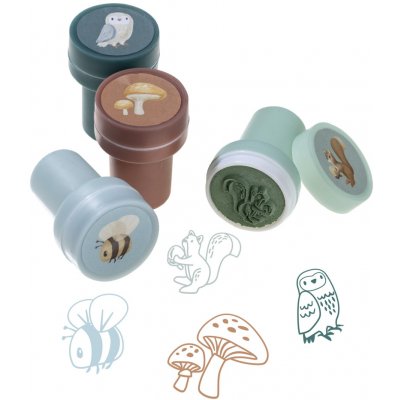 Little Dutch Razítka samobarvící 16 ks Forest Friends – Zboží Dáma