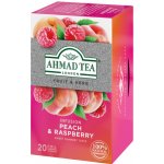 Ahmad Tea Ovocný čaj Malina s Broskví 20 x 2 g – Zboží Dáma