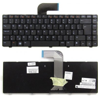 česká klávesnice pro notebook Dell Inspiron 14R M4040 N4050 N4110 N4120 M4110 15R 15R M5040 M5050 N5040 N5050 13Z N311 14Z černá