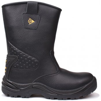 Dunlop Rigger Safety Boots Mens Black