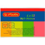 Záložky Herlitz papírové 20x50mm 50 ks 4 barvy – Hledejceny.cz