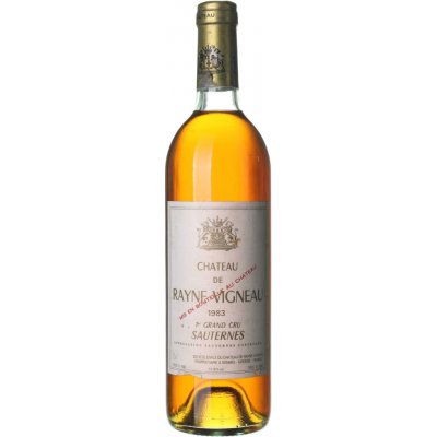 Château de Rayne Vigneau Sauternes Grand Cru sladké bílé 1983 0,75 l (holá láhev) – Hledejceny.cz
