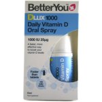 BetterYou Dlux Daily Vitamin D 1000 IU Oral Spray Natural Peppermint 15 ml – Hledejceny.cz
