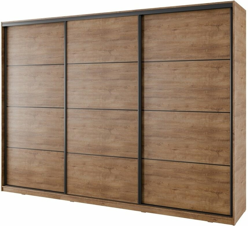Nejlevnější nábytek Barnaba s posuvnými dveřmi 280 cm dub lefka