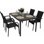 DEOKORK Zahradní ratanová sestava SIENA 1+4 stůl 150x90 cm – Zboží Dáma