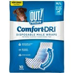 Out! Jednorázové pleny pro psy M-L 46-63,5 cm 10 ks – Zbozi.Blesk.cz