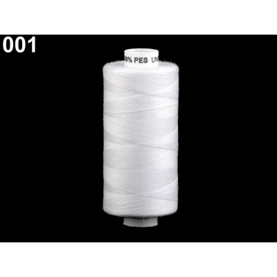 Polyesterová nit Unipoly 120 návin 500 m Polyesterová nit Unipoly 120 - 500m: 001 Bílá – Hledejceny.cz