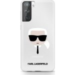 Pouzdro Karl Lagerfeld Samsung Galaxy S21 PLUS 5G čiré Karl`s head – Zboží Živě