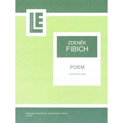 Zdeněk Fibich Poem noty – Sleviste.cz