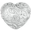 Přívěsky Nubis Stříbrný přívěšek korálek srdce s ornamenty NB 8163