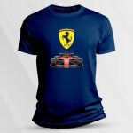 Sandratex dětské bavlněné tričko Scuderia Ferrari F1 Námořnická modrá – Zboží Mobilmania