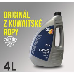 Q8 Oils Formula Plus 15W-40 4 l