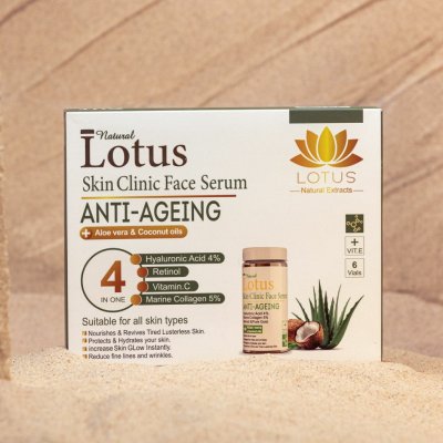 Lotus sérum na obličej - aloe vera a kokosový olej 60ml | Lotus – Sleviste.cz