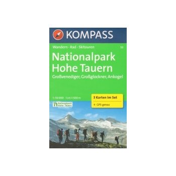 50 Nationalpark Hohe Tauern 3 mapy 1:50 000