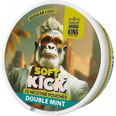 Aroma King Soft Kick double mint 10mg/g 12,5g 25 ks – Zboží Mobilmania