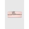 Pásek Ralph Lauren Oboustranný kožený pásek Lauren dámský růžová 412935630