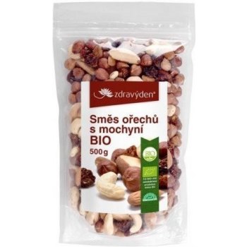 Zdravý den Směs ořechů s mochyní BIO 500 g