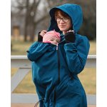 Jožánek softshellová nosící bunda Andrea těhotenská vsadka petrolejová – Zboží Dáma
