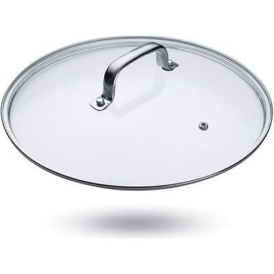 BERNDORF Skleněná poklice s nerezovou obručí 28 cm – Zboží Dáma