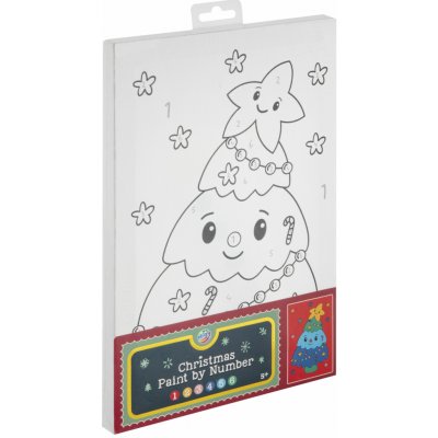 Grafix Malování na plátno podle čísel vánoční stromeček 30 x 20 cm – Zboží Dáma Grafix Malování na plátno podle čísel vánoční stromeček 30 x 20 cm – Zboží Dáma