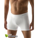 Gina 54005P pánské boxerky s delší nohavičkou bílá – Zboží Mobilmania
