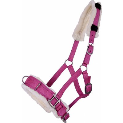 QHP Obnosek lonžovací s beránkem fuchsia – Sleviste.cz